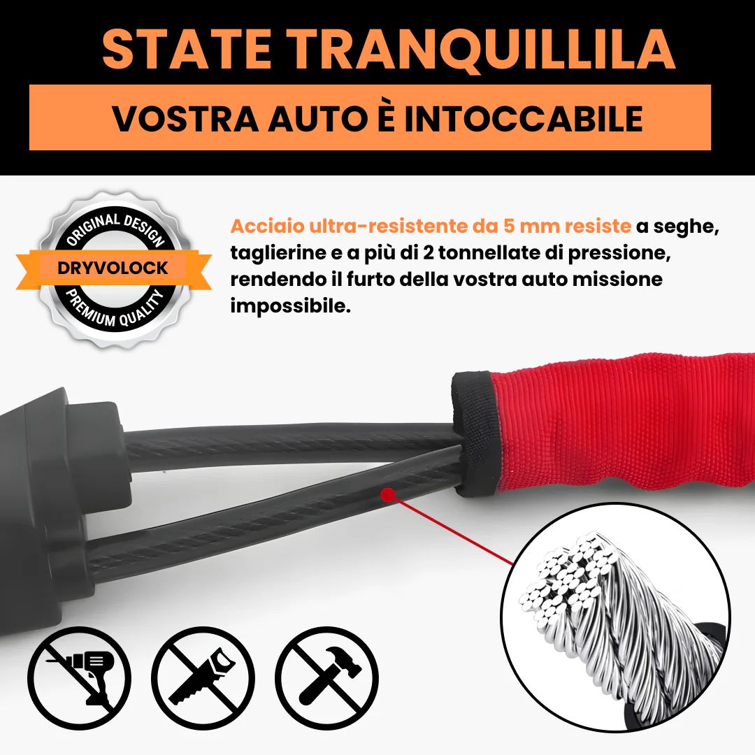 DryvoLock™ - Mettete in sicurezza il vostro veicolo in 5 secondi