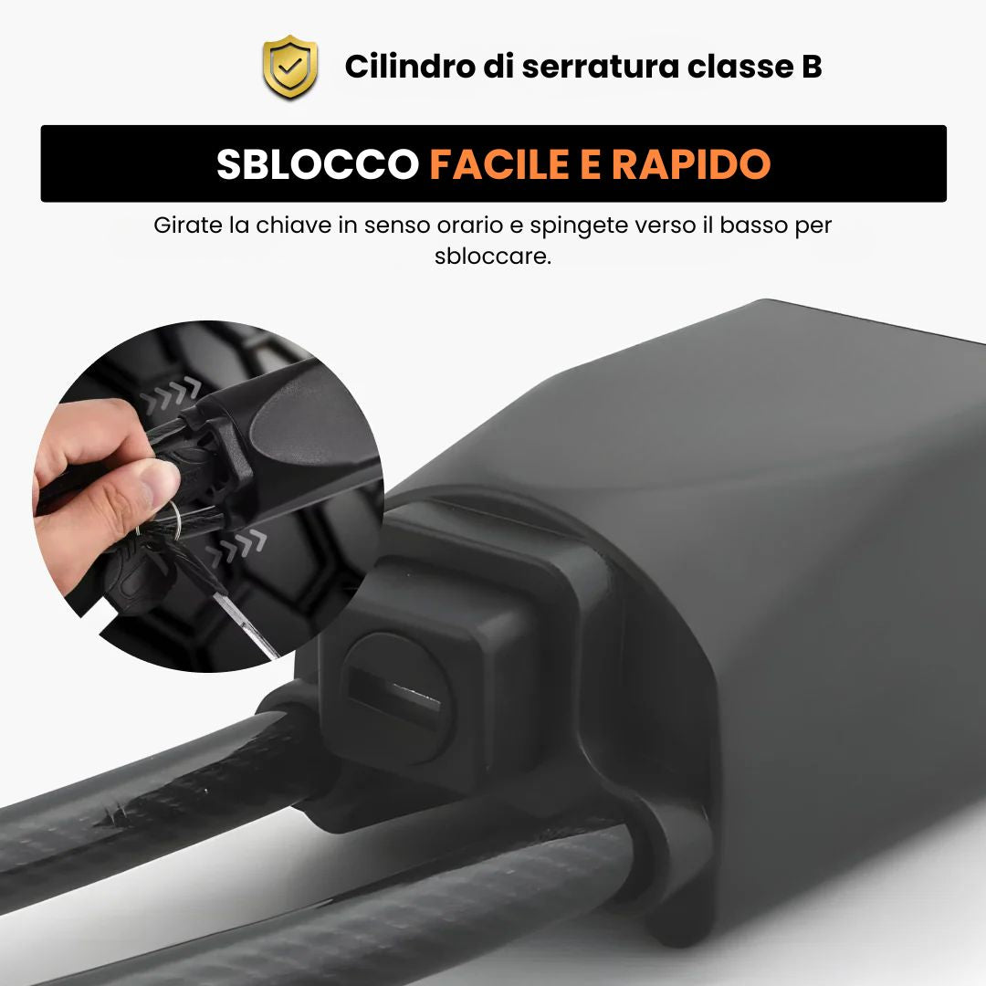 DryvoLock™ - Mettete in sicurezza il vostro veicolo in 5 secondi