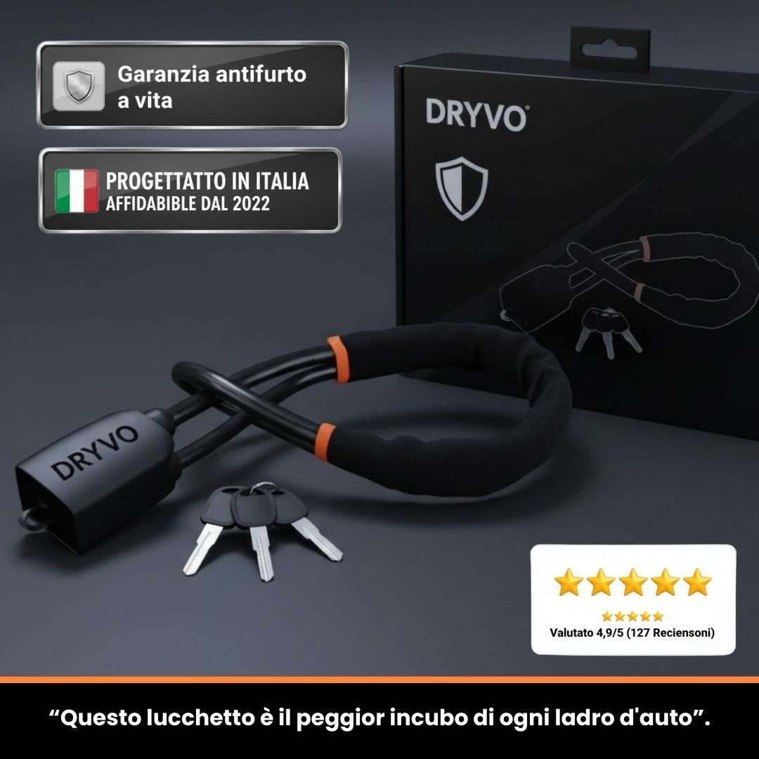 DryvoLock™ - Mettete in sicurezza il vostro veicolo in 5 secondi
